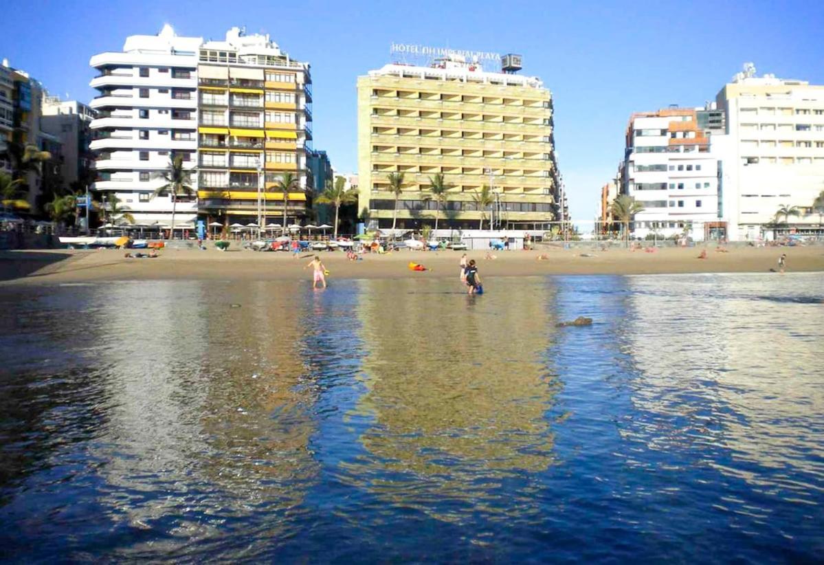 Apartamento Con Balcon En La Playa De Las Canteras 라스팔마스 외부 사진